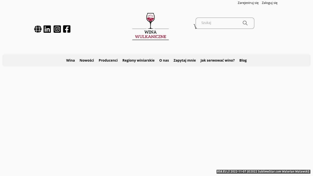 Sklep internetowy z węgierskimi winami (strona winawulkaniczne.pl - WinaWulkaniczne.pl)