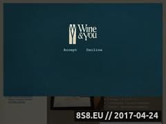 Miniaturka domeny www.wineandyou.pl