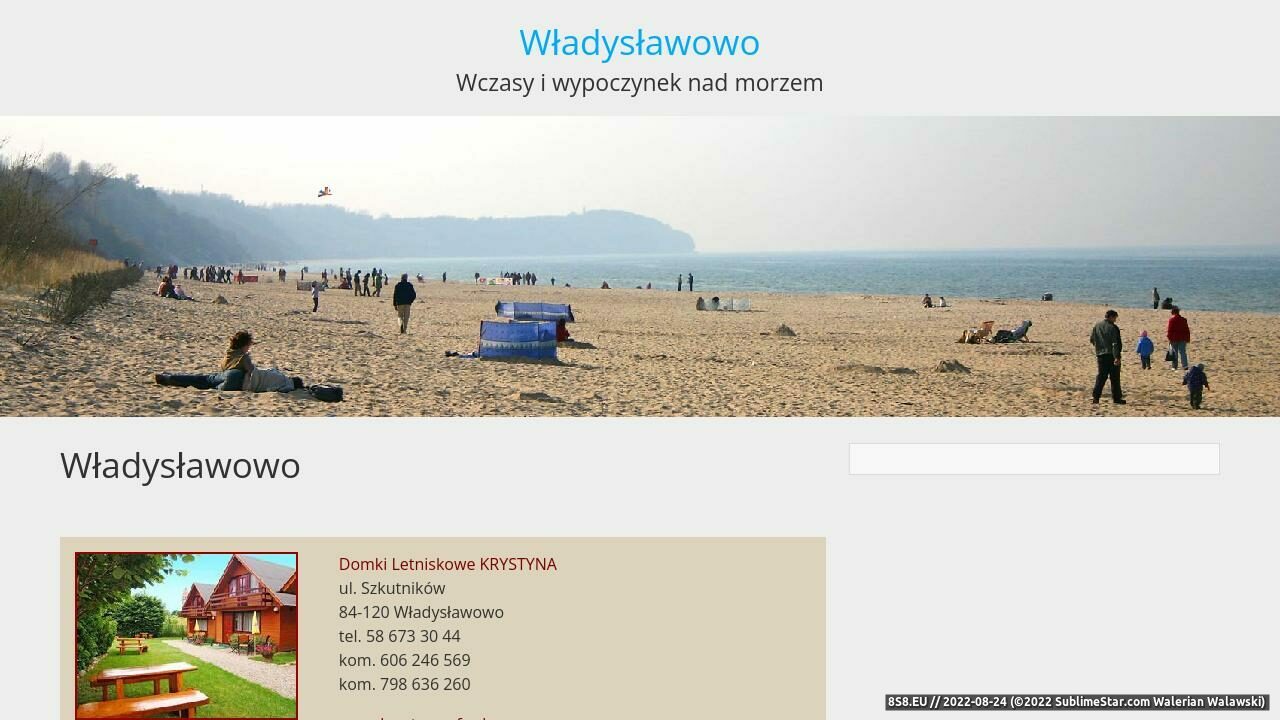 Zrzut ekranu Władysławowo