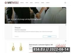 Miniaturka www.wnetwesele.pl (Usługi ślubne i weselne, artykuły)