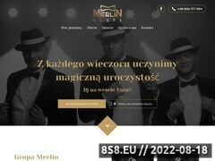 Miniaturka wodzirej-merlin.pl (Wodzirej Merlin Toruń - Oprawa muzyczna uroczystości)