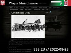 Miniaturka www.wojna-mussoliniego.pl (Wojna Mussoliniego - La guerra di Mussolini)