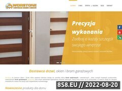 Miniaturka www.worstone.pl (Okna PCV oraz drzwi i bramy)