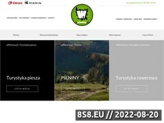Zrzut strony Pieniński Portal Turystyki Aktywnej