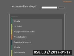 Miniaturka domeny wszystko-dla-slubu.pl