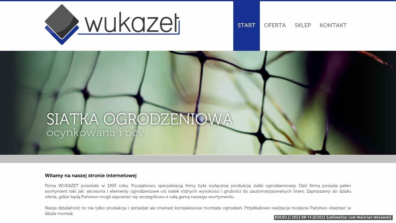 Siatka leśna Gdańsk (strona www.wukazet.gda.pl - Wukazet.gda.pl)