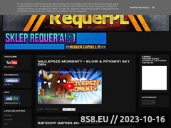 Zrzut strony RequerPL - zagrajmy