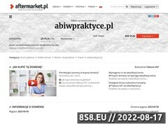 Zrzut strony ABI w praktyce - przetwarzanie danych osobowych