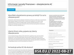 Zrzut strony AC.org.pl - blog o ubezpieczeniach komunikacyjnych
