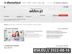 Zrzut strony Addeo.pl - katalog stron