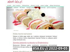 Zrzut strony Stomatolog Łódź - Adent