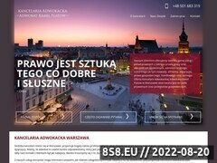 Zrzut strony Kancelaria prawa pracy Warszawa oraz biuro adwokackie Warszawa