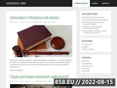 Zrzut strony Kancelaria Adwokacka adwokat dr Joanny Miłkowskiej-Rębowskiej
