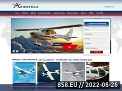 Zrzut strony AEROTEKA - kurs pilotażu