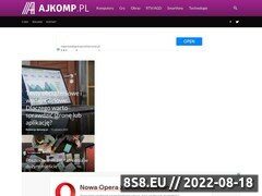 Zrzut strony Komputery Dell - www.ajkomp.pl