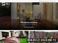 Zrzut strony AKADEMIA DREWNA tarasy