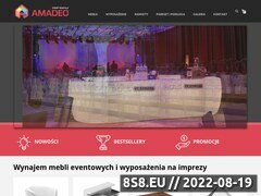 Zrzut strony AMADEO-Super imprezy integracyjne Warszawa