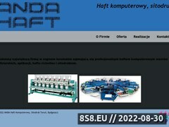 Zrzut strony Haft komputerowy Andahaft