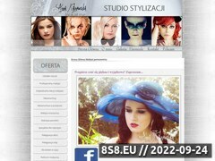 Zrzut strony Studio Stylizacji: tipsy, makijaż, stylizacja paznokci, korekcja wrastających paznokci.