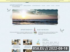 Zrzut strony Apartamenty Ustka