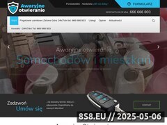 Zrzut strony Pogotowie zamkowe 24h/7 dni. Wymiana zamków w drzwiach
