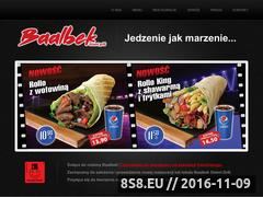 Zrzut strony Restauracja Kebab Bydgoszcz - Baalbek Orient Grill