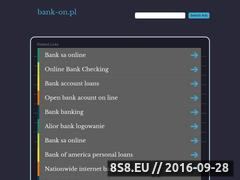 Zrzut strony Bank-on.pl - pożyczki