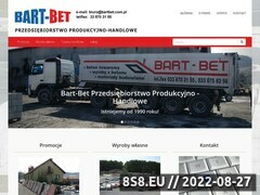 Zrzut strony Bart-Bet: bloczki betonowe, materiay budowlane