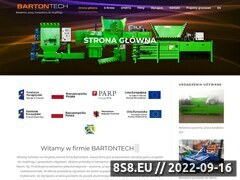 Zrzut strony Bartontech - Belownice i prasy do odpadw i mieci