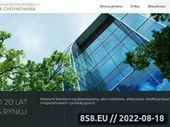 Zrzut strony Broker Szczecin biuro nieruchomości