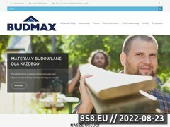 Zrzut strony Budmax Pabianice - Materiały budowlane i wykończeniowe