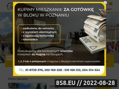 Zrzut strony Sprzedaż nieruchomości Poznań