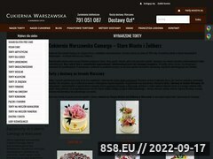 Zrzut strony Tomasz, Dariusz Stykowscy S. C. - Cukiernia Warszawa