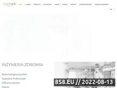 Zrzut strony Celther Polska - usugi biotechnologia