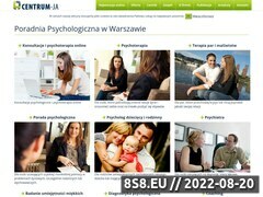 Zrzut strony Poradnia psychologiczna Centrum-Ja