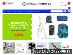 Zrzut strony Sklep elektroniczny, czci elektroniczne