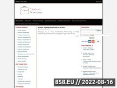 Zrzut strony Centrum Finansowe