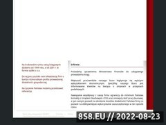 Zrzut strony Dekret Consulting - usługi księgowe Kraków