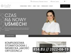 Zrzut strony Gabinet stomatologiczny w Poznaniu.