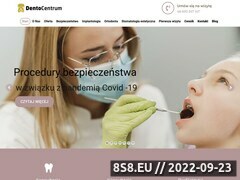 Zrzut strony Dentocentrum - dobry dentysta Kraków