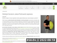 Zrzut strony Dietetyk w Szczecinie Jakub Piotrowski