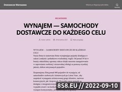 Zrzut strony Wynajem samochodów dostawczych Warszawa