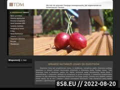 Zrzut strony TDM Tarasy Drewniane- deska tarasowa sprzedaż i montaż