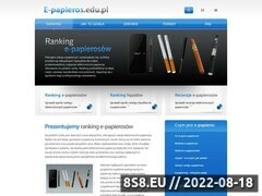 Zrzut strony Opisy i testy najpopularniejszych papierosów elektronicznych