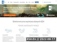 Zrzut strony Elektroniczna wymiana danych