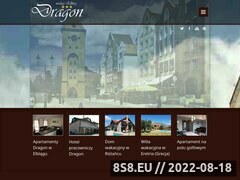 Zrzut strony Noclegi Elbląg - apartamenty i pensjonat Dragon
