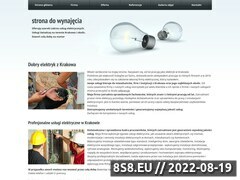 Zrzut strony Usługi elektryczne Kraków