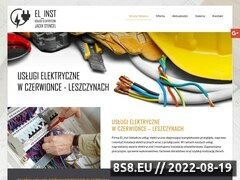 Zrzut strony El_inst instalacje elektryczne