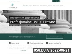 Zrzut strony Kancelaria prawna Katowice
