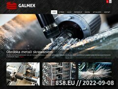 Zrzut strony Galmex - frezowanie